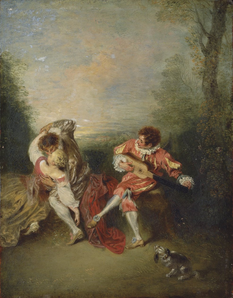 Niespodzianka autorstwa Jean Antoine Watteau