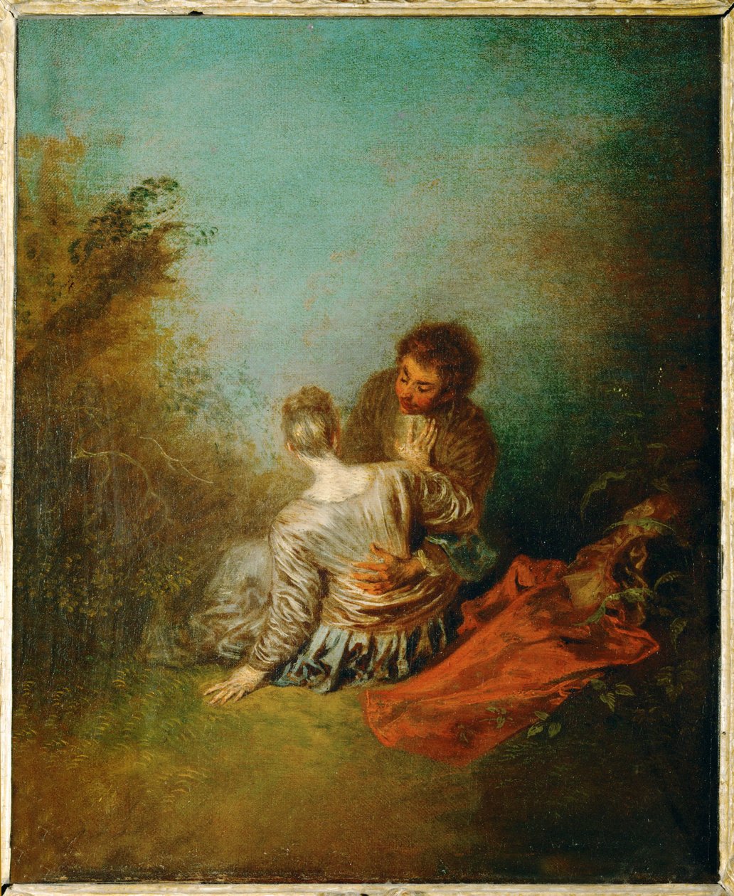 Le Faux Pas ... autorstwa Jean Antoine Watteau