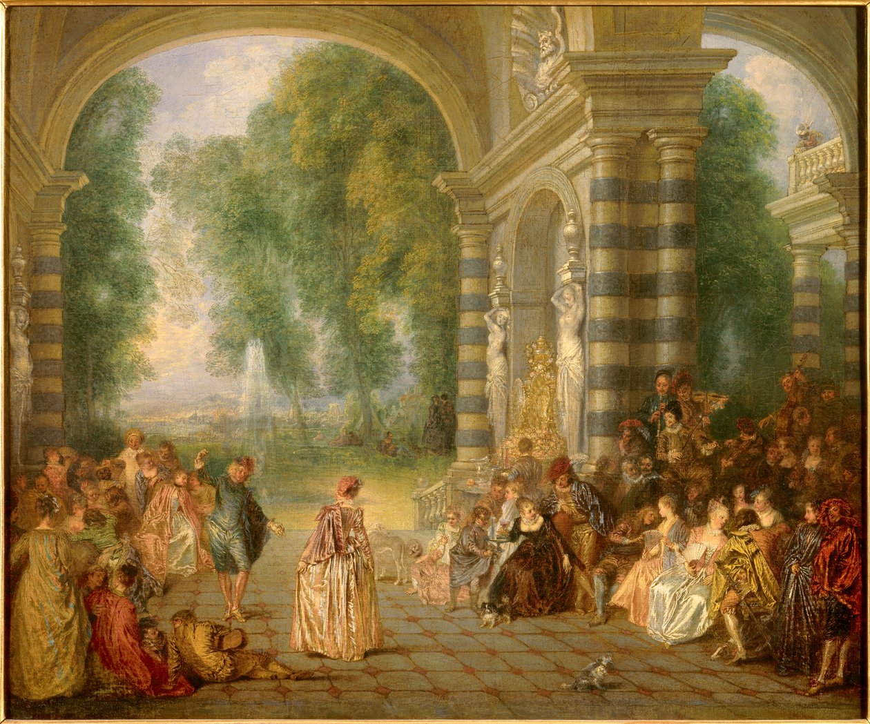 Les plaisirs du bal Obraz Jeana Antoine