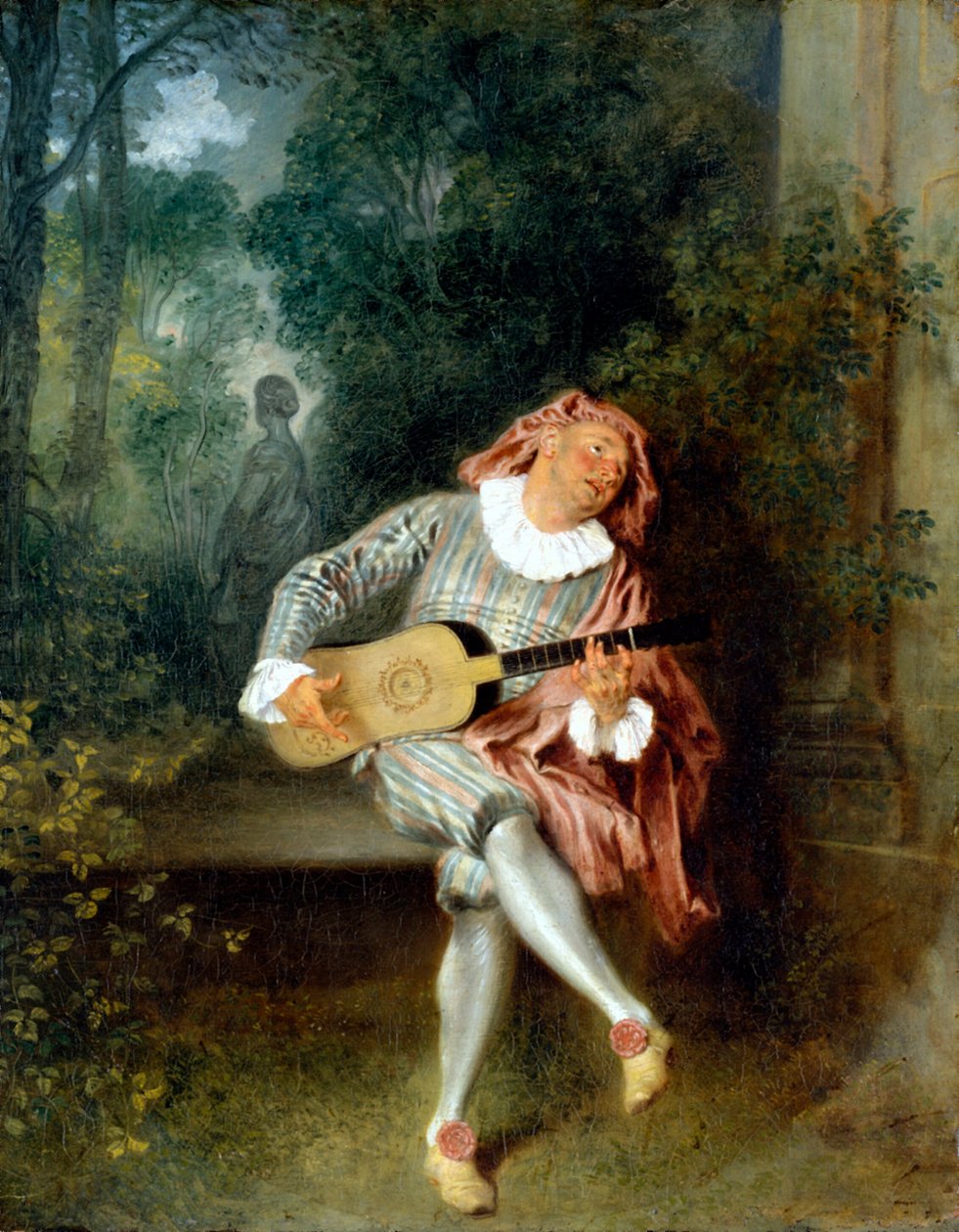 Mezzetin autorstwa Jean Antoine Watteau
