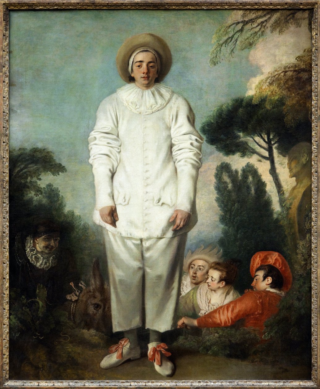 Pierrot, dawniej znany jako Gilles (olej na płótnie) autorstwa Jean Antoine Watteau