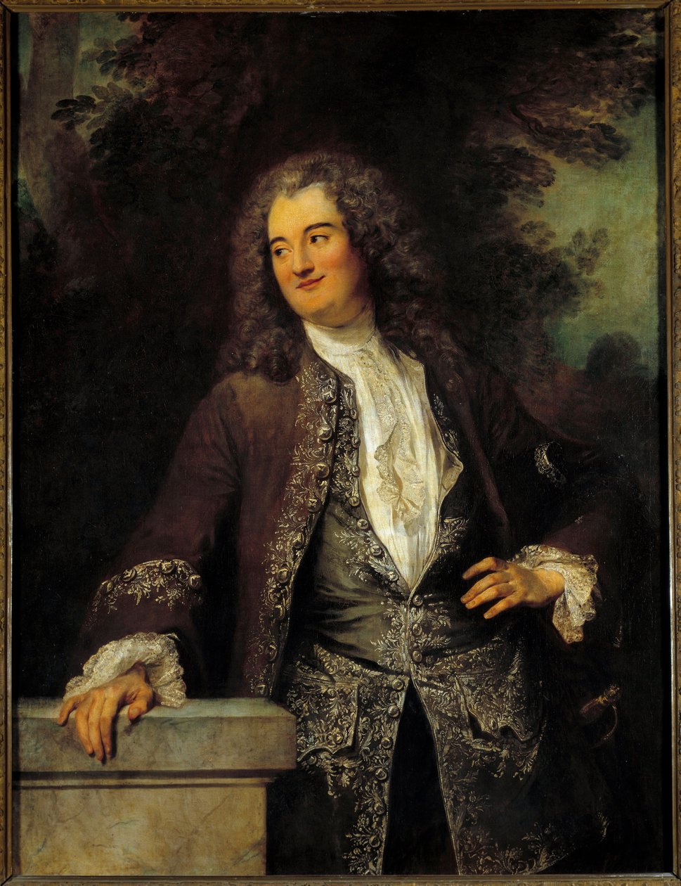 Portret dżentelmena Obraz Jeana Antoine Watteau (1684-1721) 1715 Nd. 1,3x0,97 m² autorstwa Jean Antoine Watteau