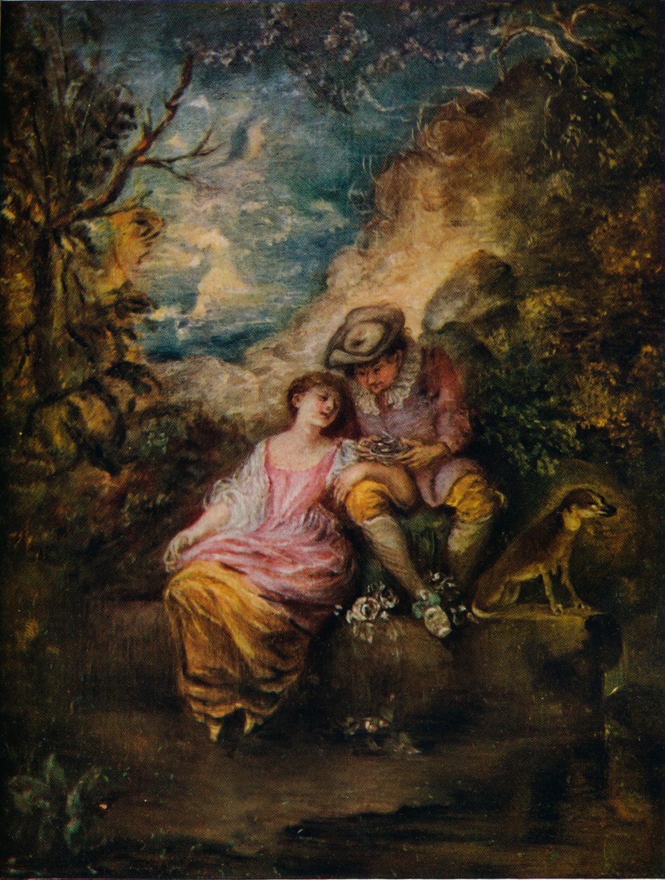 Scena Pastorale, c1710 autorstwa Jean Antoine Watteau