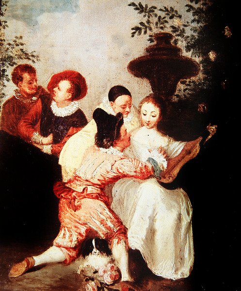 Studium dla Narratora (zob. także 182573) autorstwa Jean Antoine Watteau