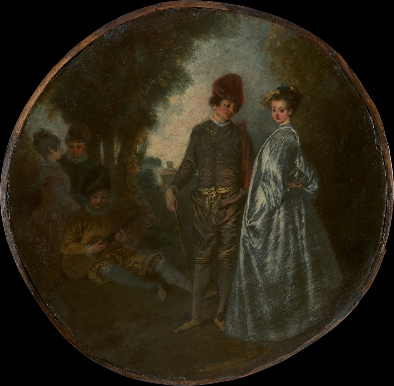 Kaskada autorstwa Jean Antoine Watteau