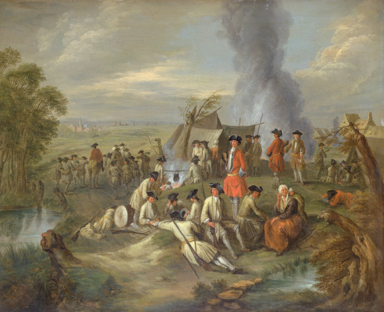 Nieznany obraz autorstwa Jean Antoine Watteau