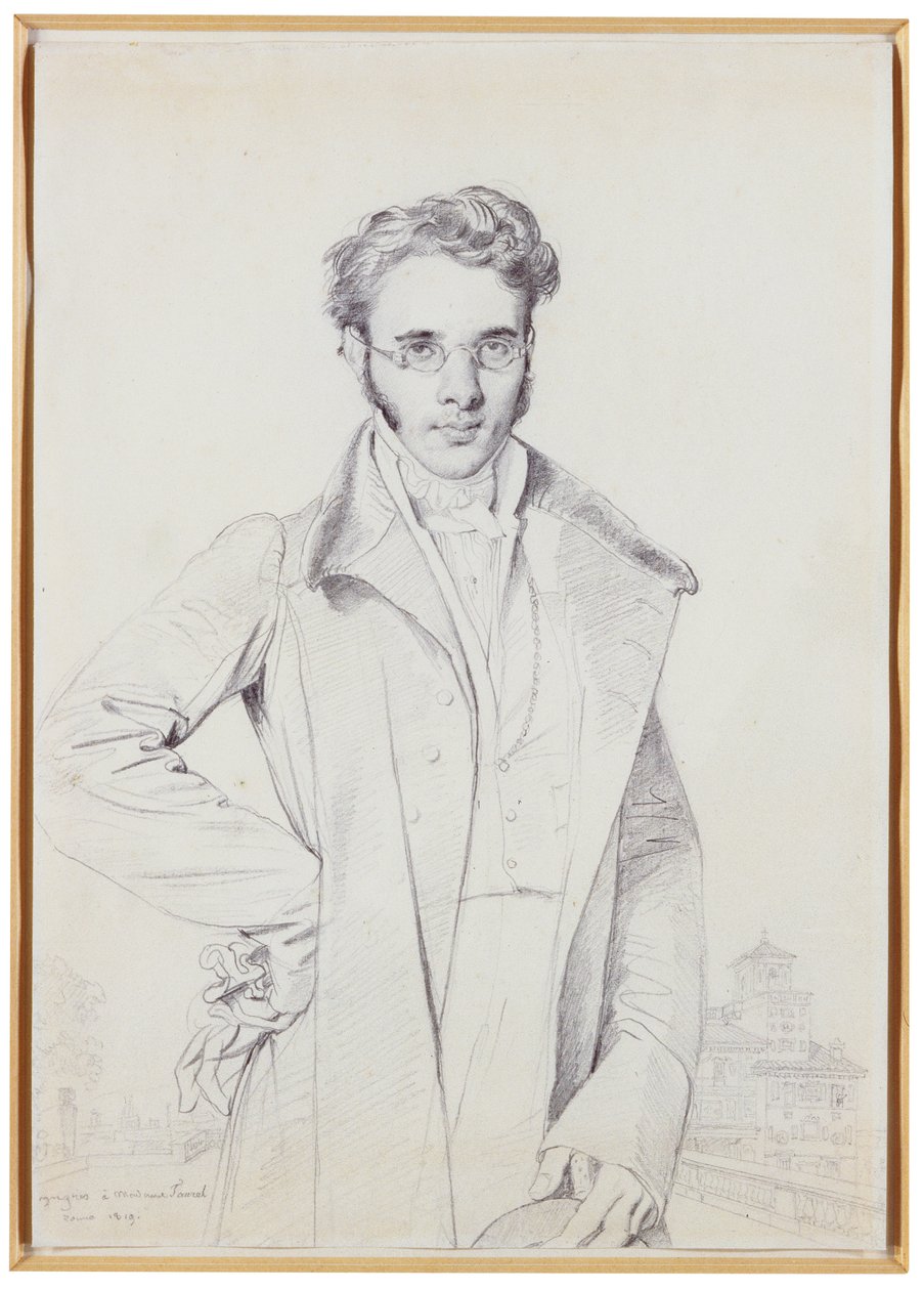 André-Benoît Barreau, znany jako Taurel, 1819 autorstwa Jean Auguste Dominique Ingres