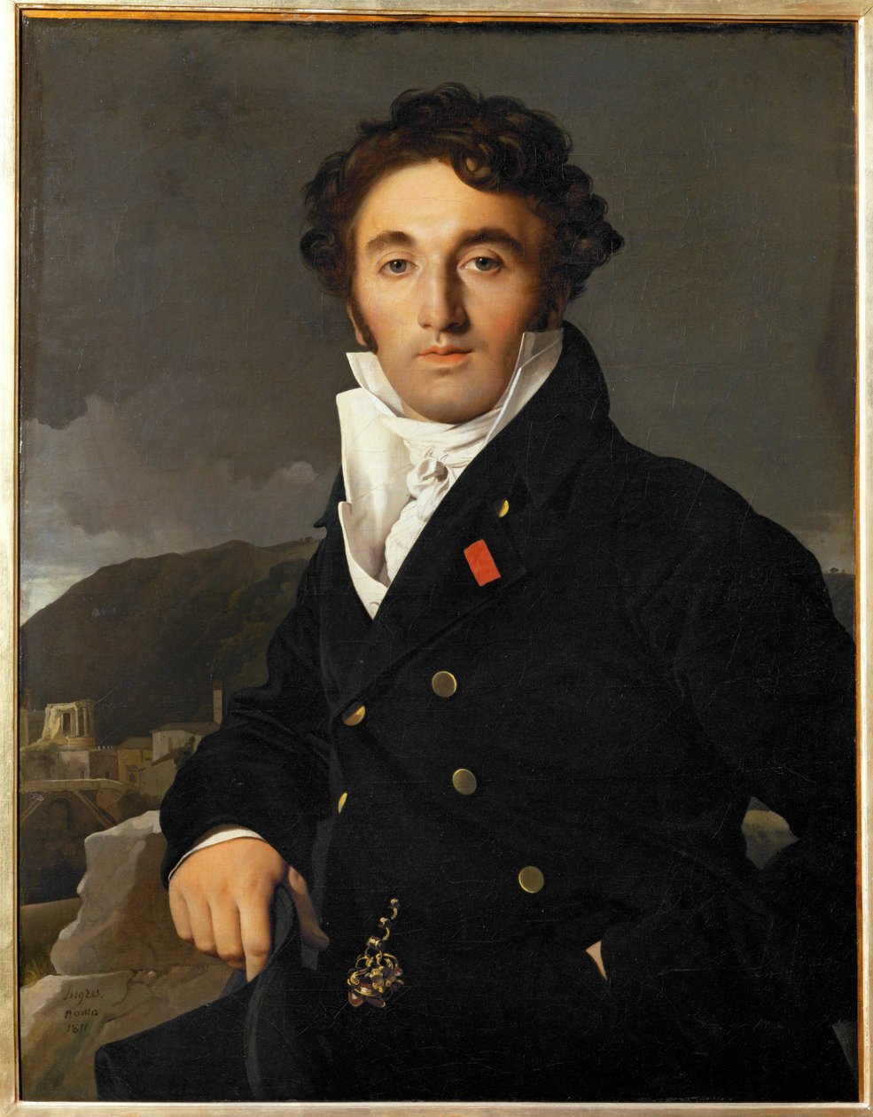 Charles Cordier, Inspecteur des Domaines a Rome et Paris, namalowany 1811 ... autorstwa Jean Auguste Dominique Ingres