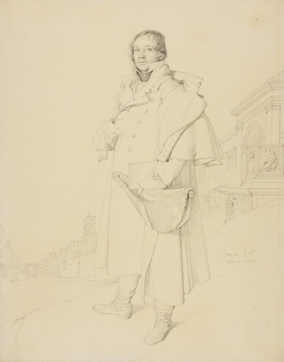 Charles François Mallet, inżynier budownictwa, 1809 autorstwa Jean Auguste Dominique Ingres