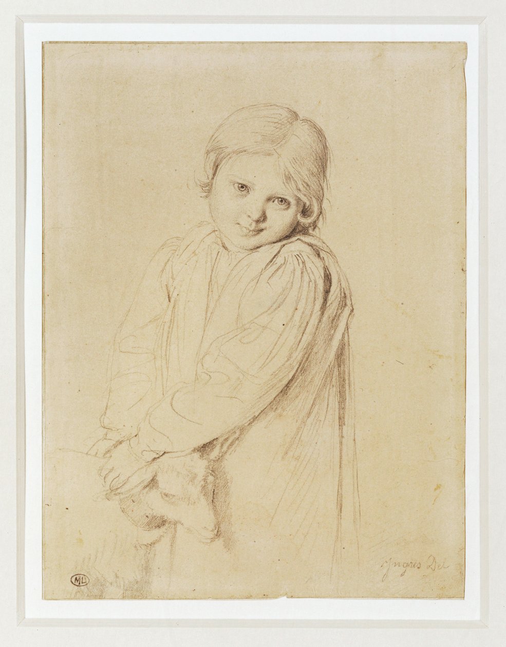 Charlotte-Madeleine Taurel, córka grawera ... autorstwa Jean Auguste Dominique Ingres