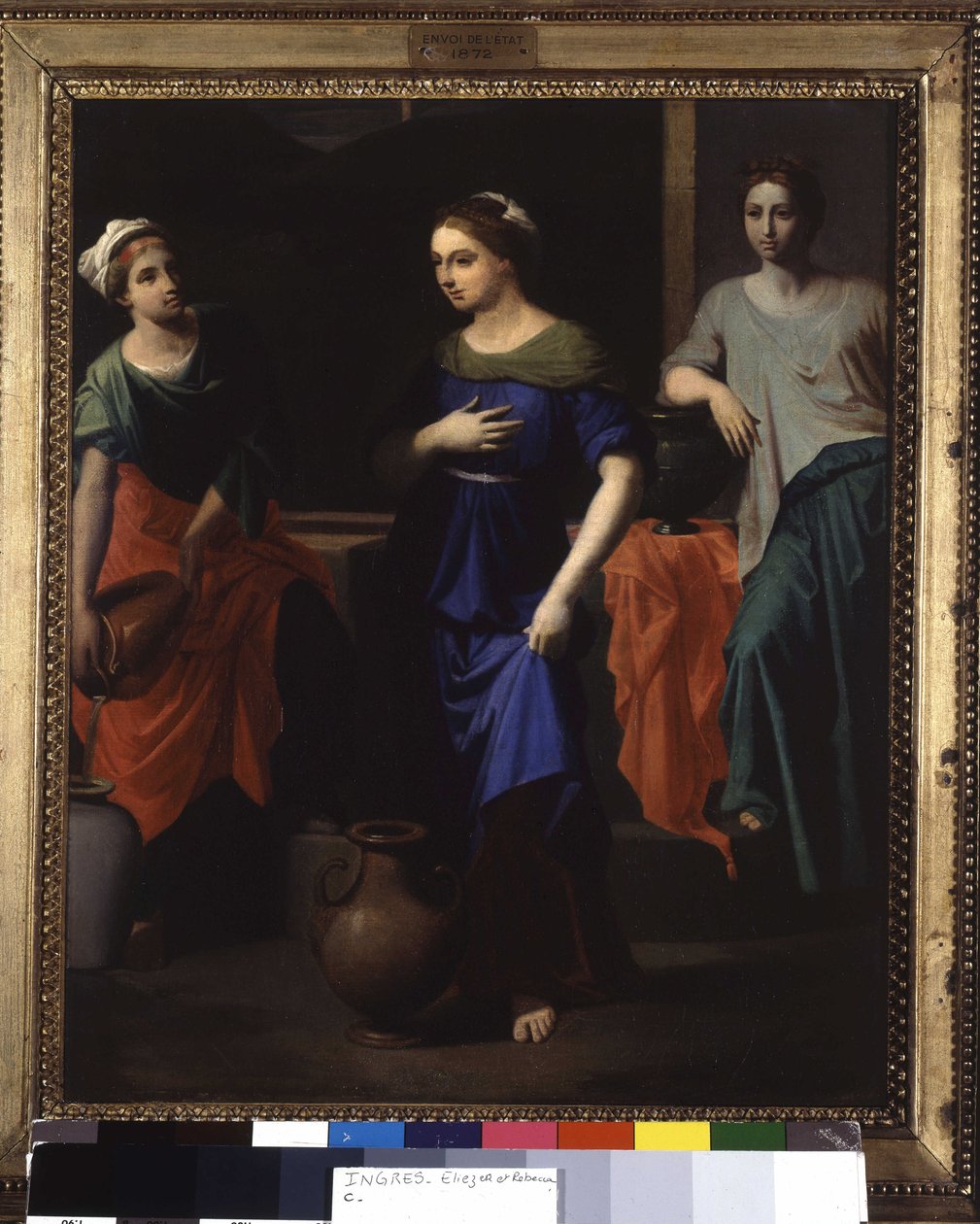 Eliezer i Rebeka autorstwa Jean Auguste Dominique Ingres