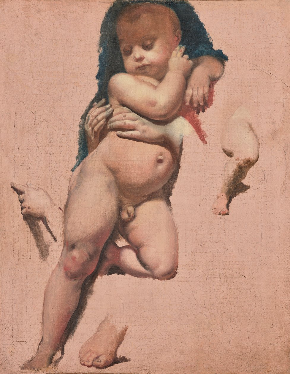 Studium do obrazu Dzieciątko ze Ślubu Ludwika XIII w katedrze w Montauban autorstwa Jean Auguste Dominique Ingres