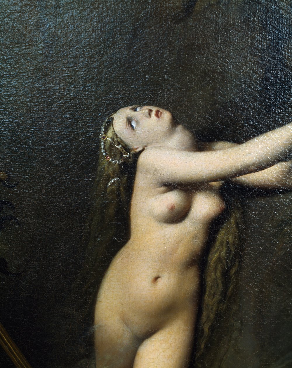 Figura Angelica, detal autorstwa Rogera free Angelica autorstwa Jean Auguste Dominique Ingres