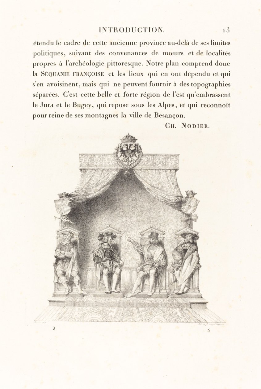 Czterech sędziów Besançon autorstwa Jean Auguste Dominique Ingres