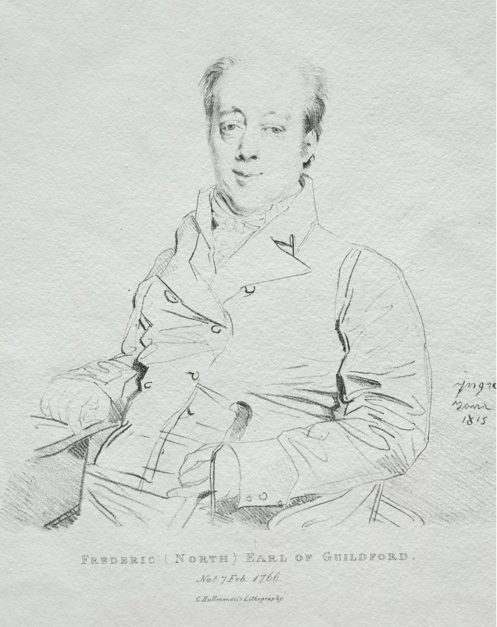 Fryderyk 5. hrabia Guilford autorstwa Jean Auguste Dominique Ingres
