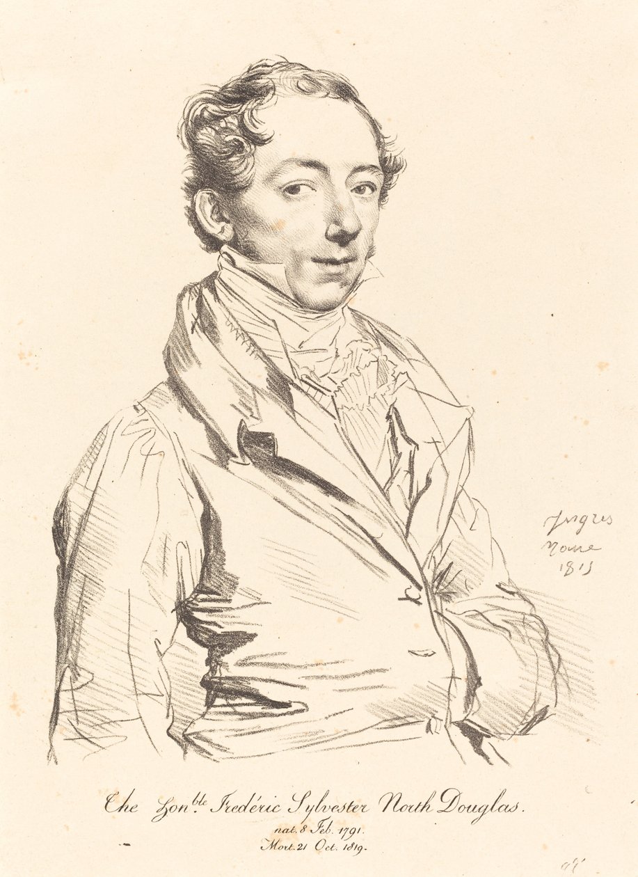 Frederic Sylvester Douglas autorstwa Jean Auguste Dominique Ingres