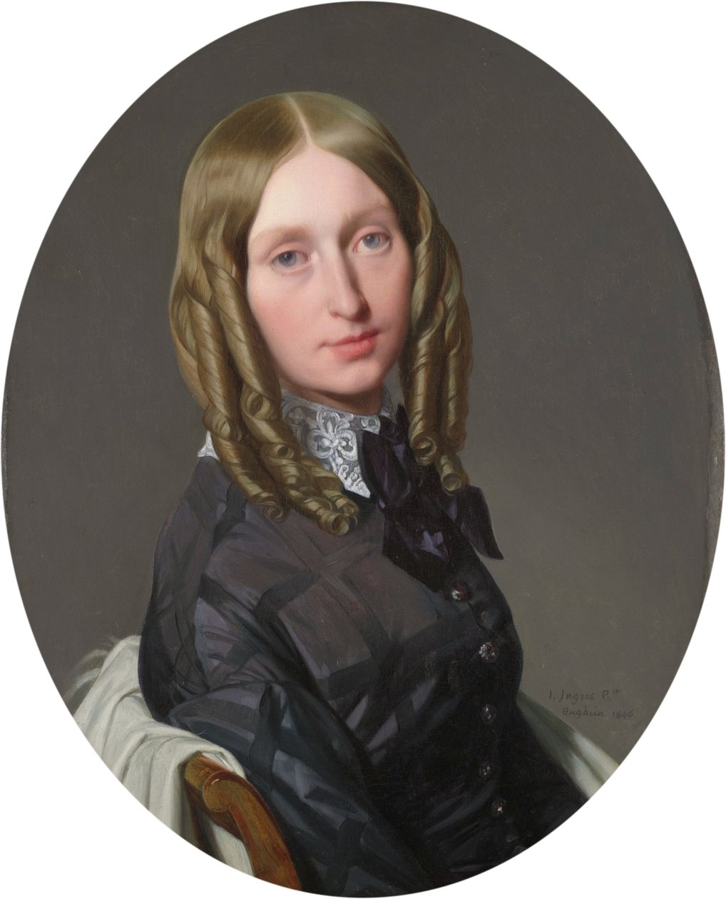 Francuski: Portrait de Madame Frédéric de Reiset Augustine-Modeste-Hortense Reiset autorstwa Jean Auguste Dominique Ingres
