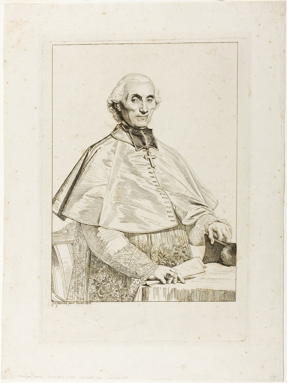 Gabriel Cortois de Pressigny autorstwa Jean Auguste Dominique Ingres