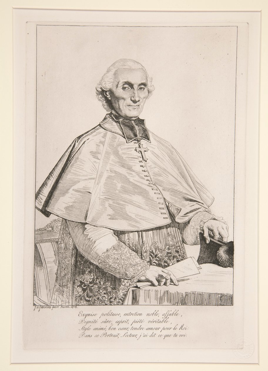Gabriel Cortois de Pressigny autorstwa Jean Auguste Dominique Ingres