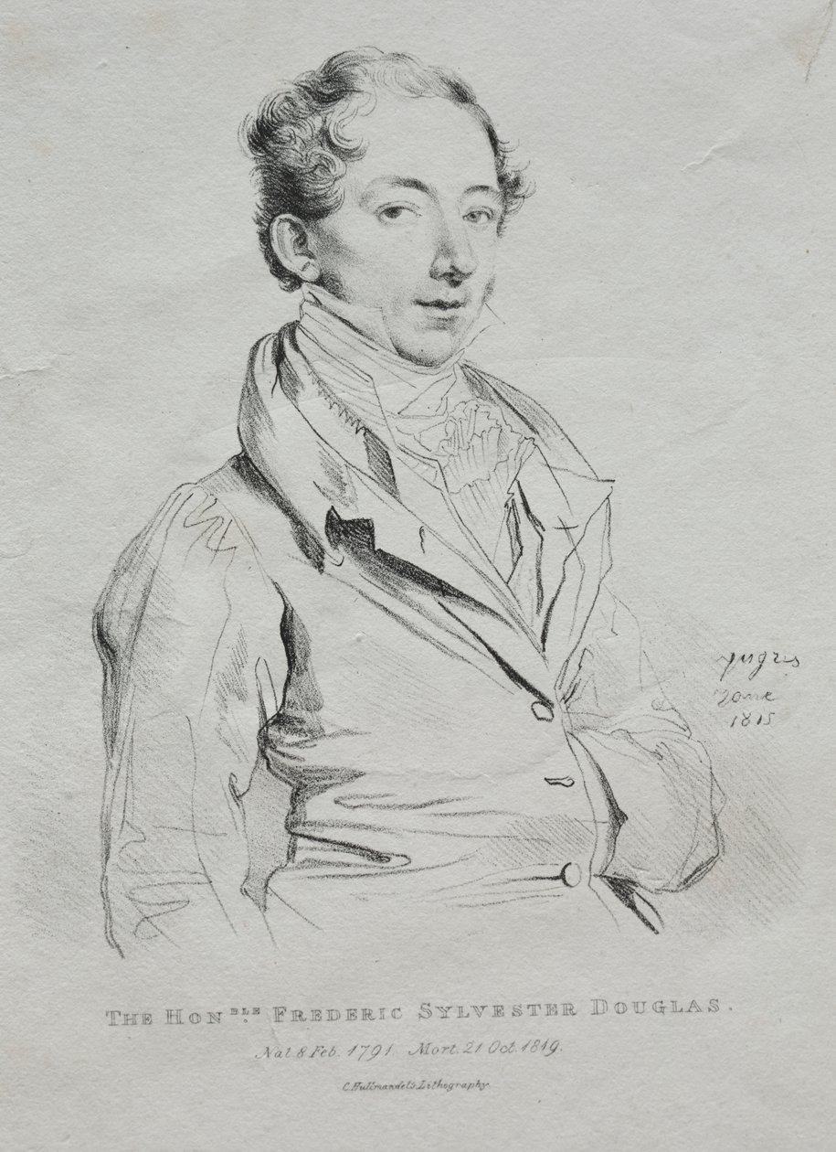 Szanowny Frederic Sylvester Douglas autorstwa Jean Auguste Dominique Ingres