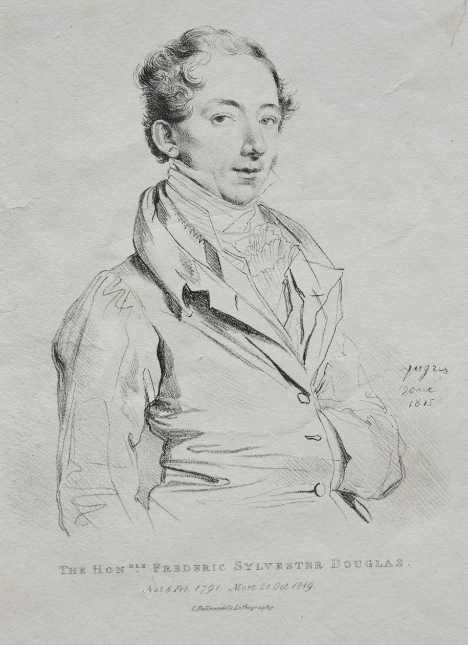 Czcigodny Frederic Sylvester Douglas, 1815. autorstwa Jean Auguste Dominique Ingres