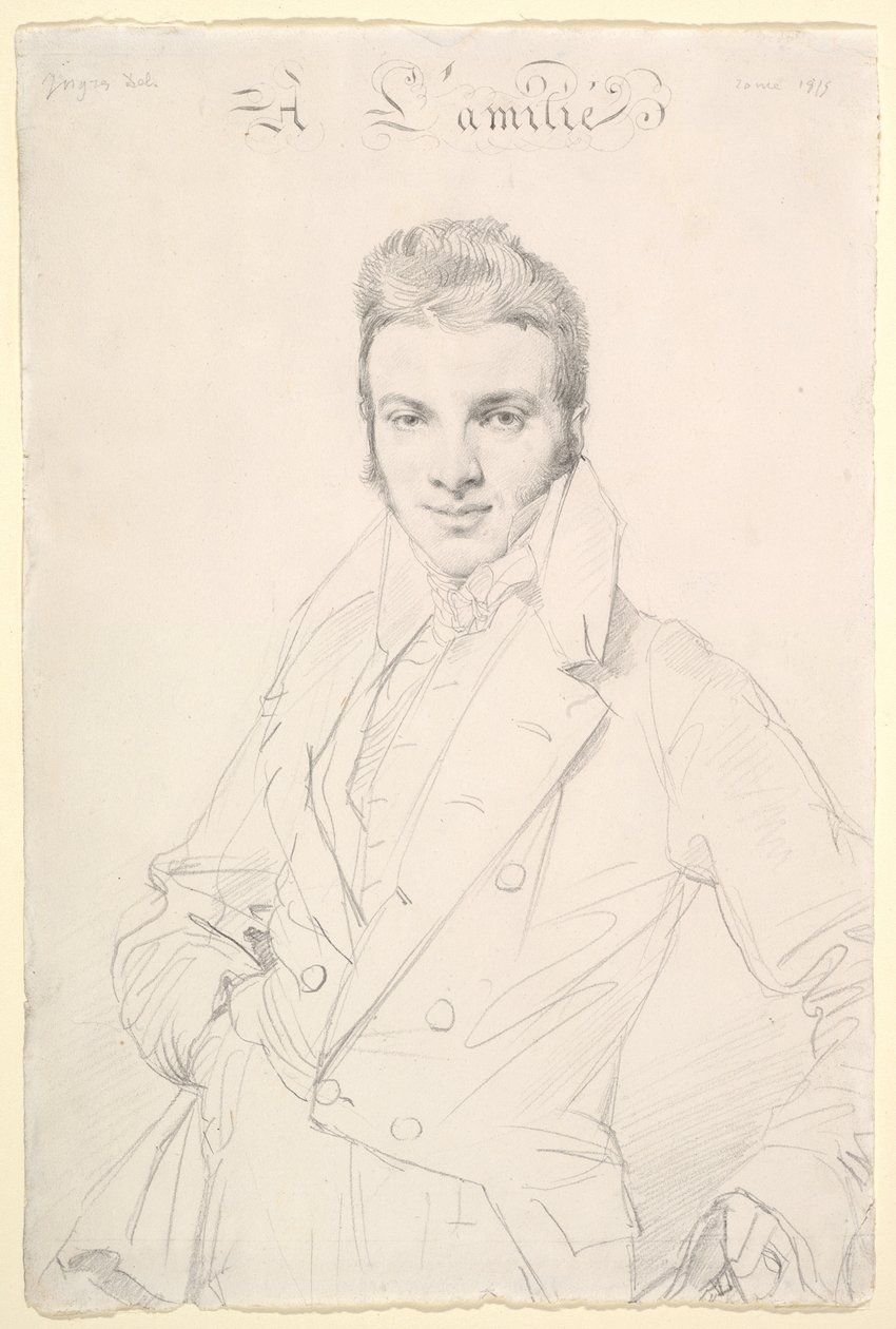Jean-Joseph Fournier autorstwa Jean Auguste Dominique Ingres