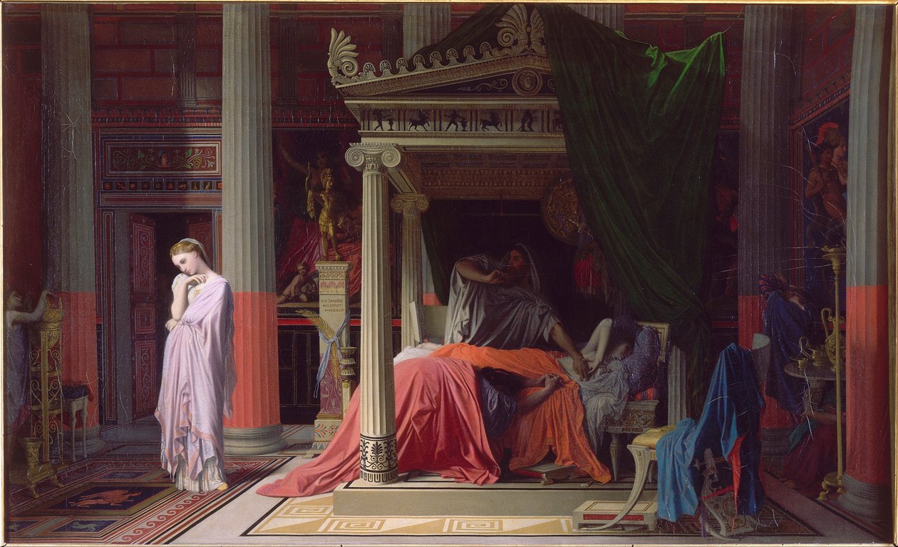 Choroba Antiochusa lub Antiochus i Stratonice autorstwa Jean Auguste Dominique Ingres