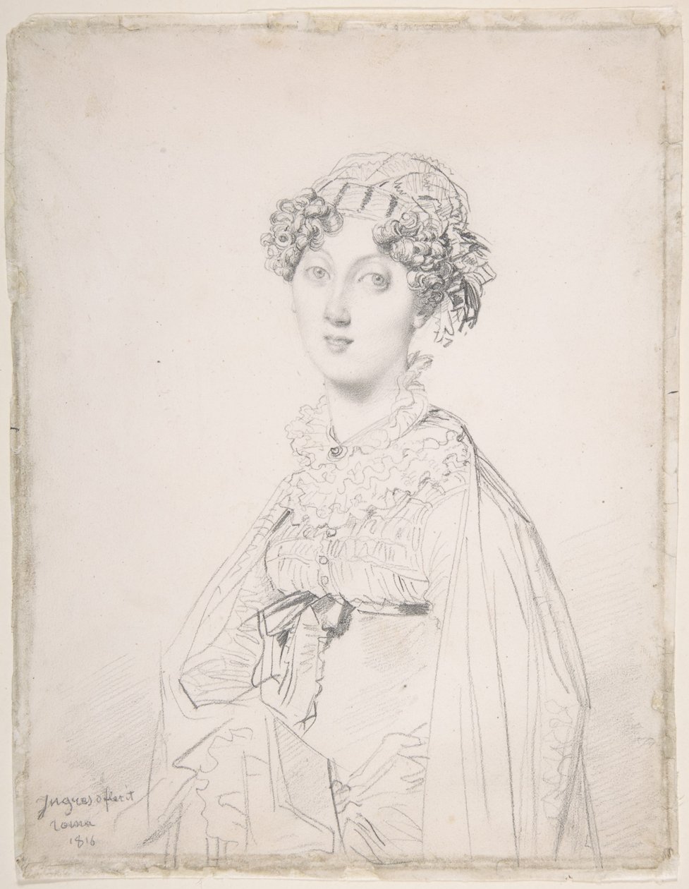 Lady Mary Cavendish-Bentinck (?-1843) autorstwa Jean Auguste Dominique Ingres