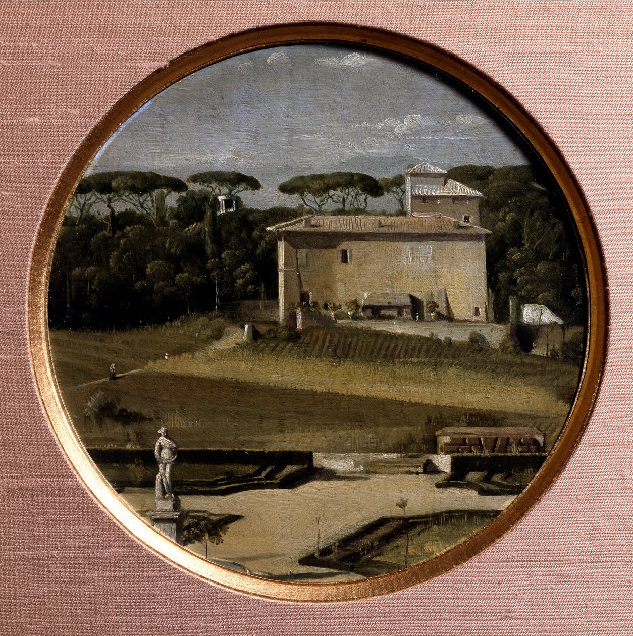 Le Casino Raphael w Rzymie Malarstwo Jean Auguste Dominique Ingres (1780-1867) XIX-wieczny Paryż, Sztuka dekoracyjna autorstwa Jean Auguste Dominique Ingres