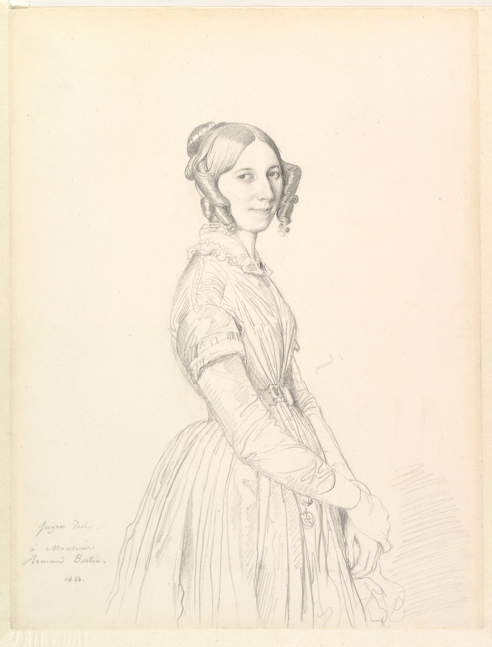 Madame Armand Bertin, z domu Marie-Anne-Cécile Dollfuss autorstwa Jean Auguste Dominique Ingres