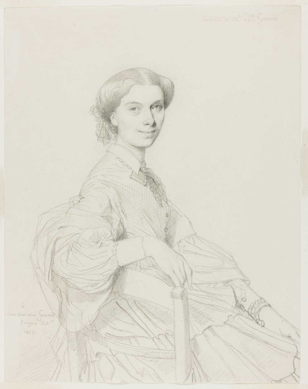 Madame Charles Gounod autorstwa Jean Auguste Dominique Ingres