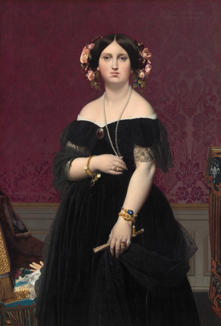 Pani Moitessier autorstwa Jean Auguste Dominique Ingres