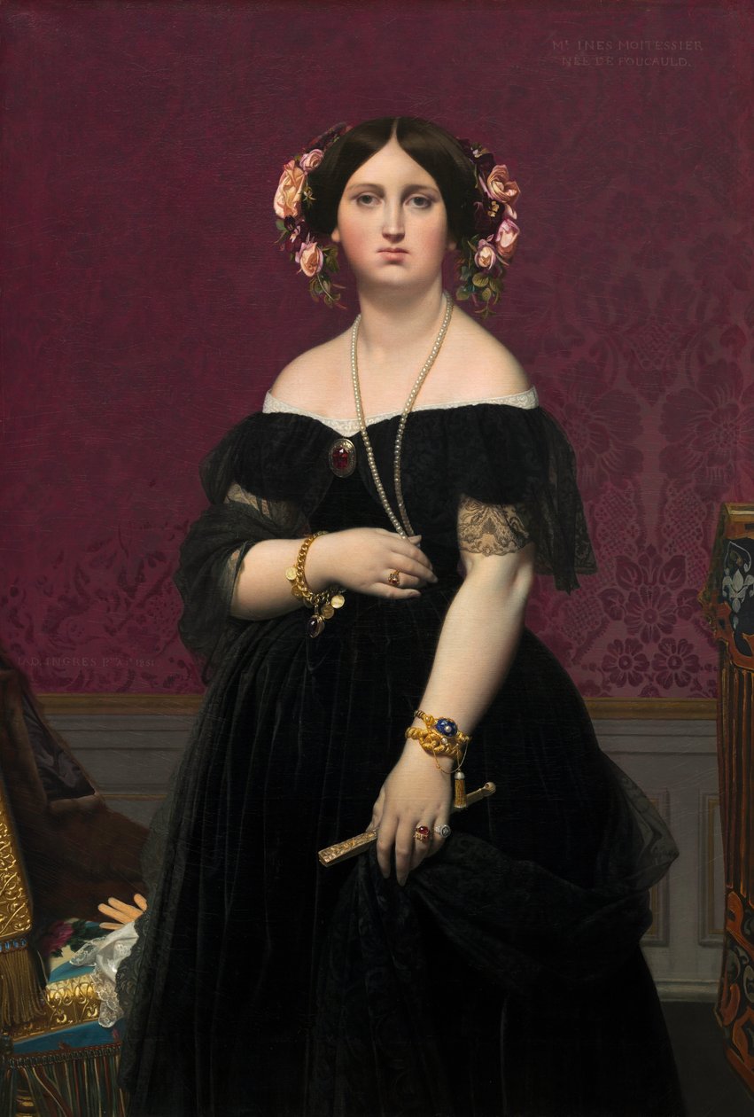 pani Moitessier autorstwa Jean Auguste Dominique Ingres