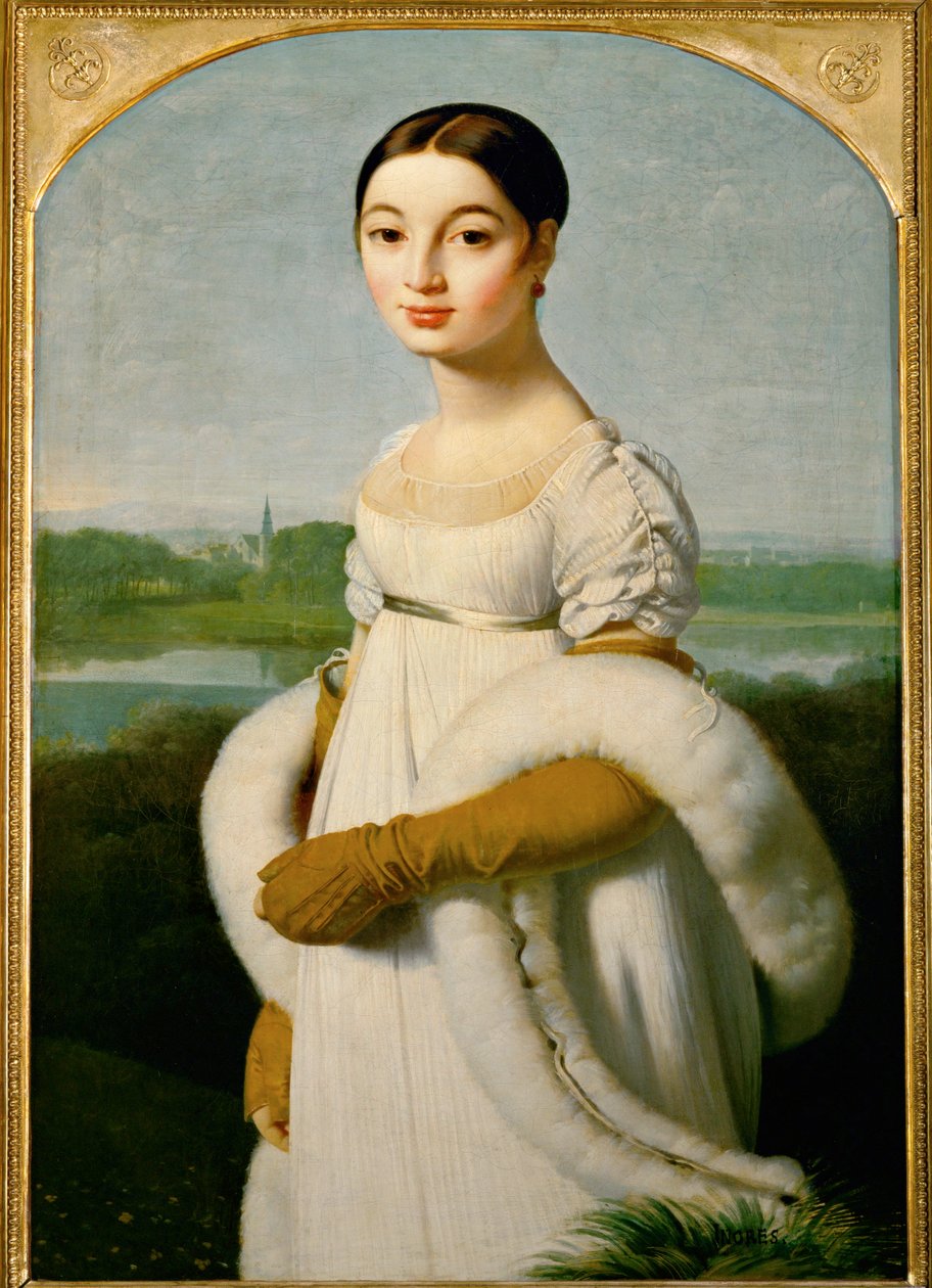 Mlle Caroline Riviere ... autorstwa Jean Auguste Dominique Ingres