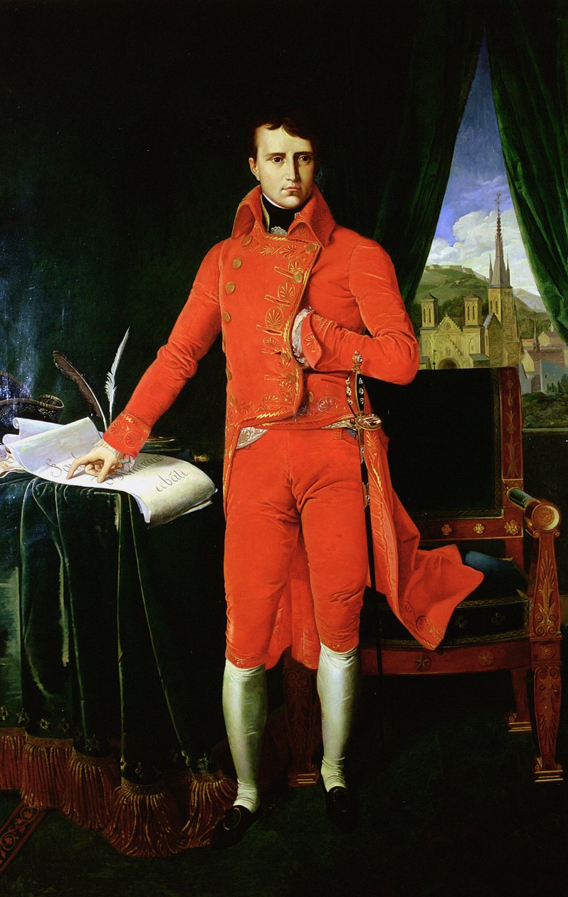 Pierwszy konsul Napoleona Bonaparte, 1803-1804 autorstwa Jean Auguste Dominique Ingres