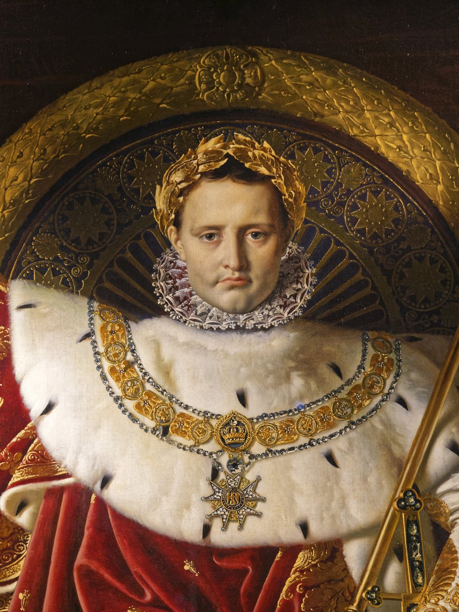 Napoleon I na tronie cesarskim autorstwa Jean Auguste Dominique Ingres