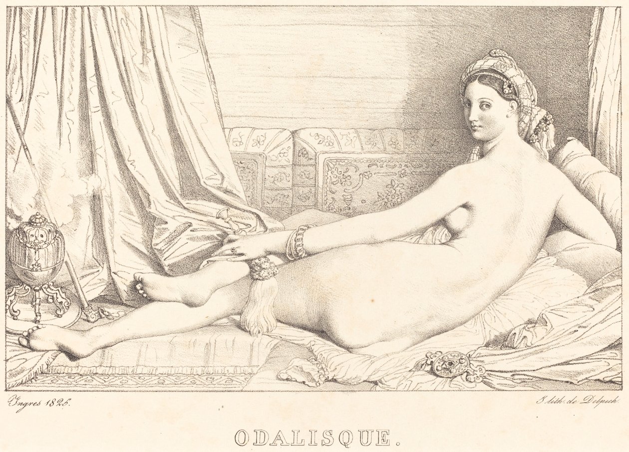 Odaliska autorstwa Jean Auguste Dominique Ingres