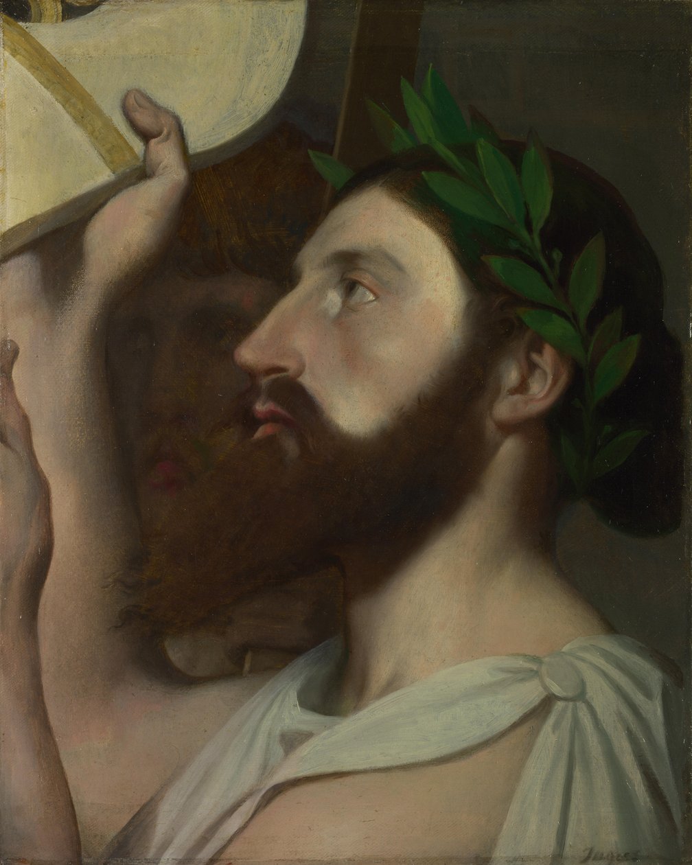 Pindar i Ictinus, między 1830 a 1867 r. autorstwa Jean Auguste Dominique Ingres