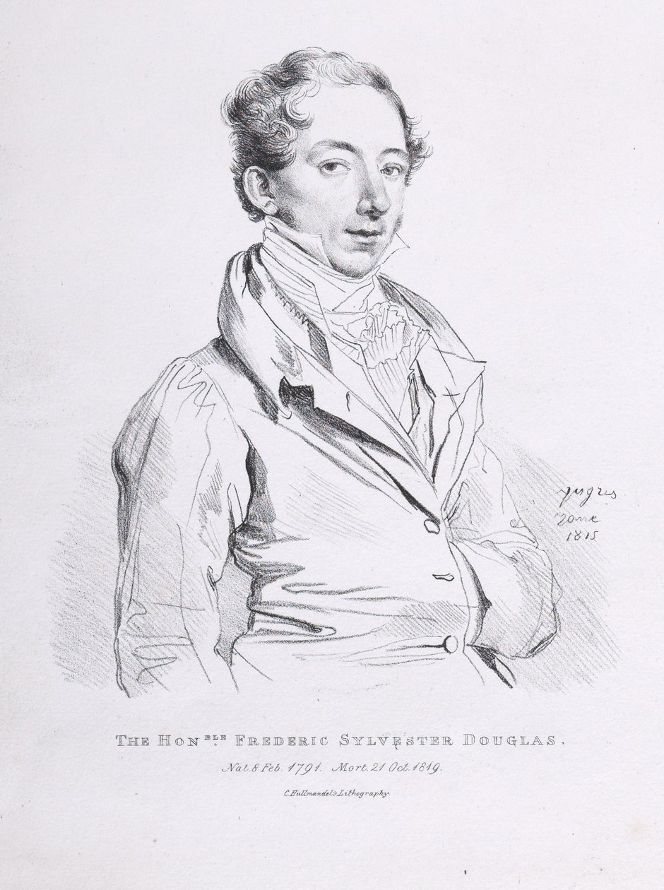 Portret Fredericka Sylvestera Douglasa autorstwa Jean Auguste Dominique Ingres