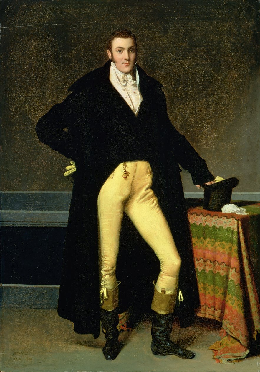 Portret Josepha-Antoine de Nogent, 1815 autorstwa Jean Auguste Dominique Ingres