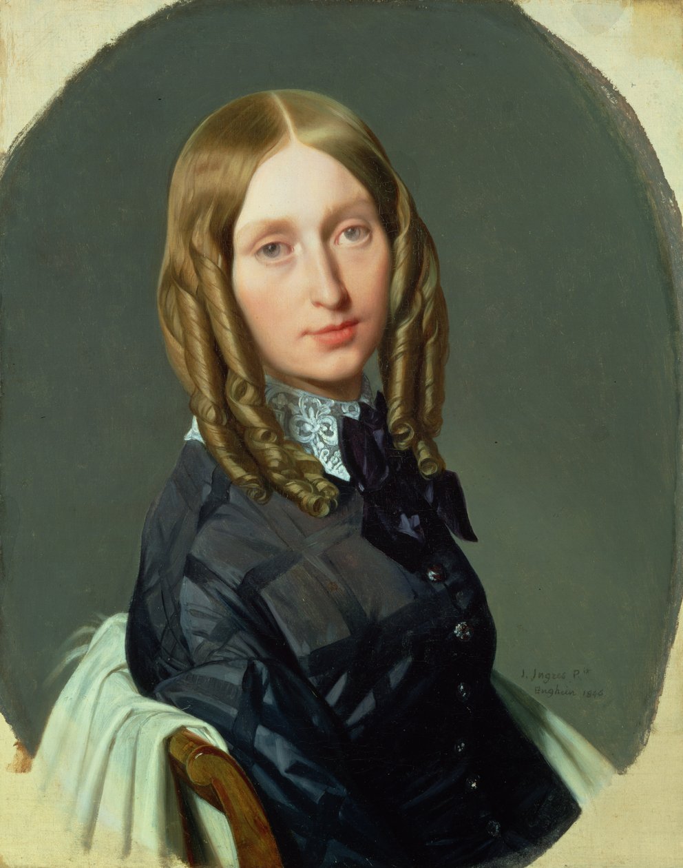 Portret Madame Frederic Reiset, 1846 autorstwa Jean Auguste Dominique Ingres