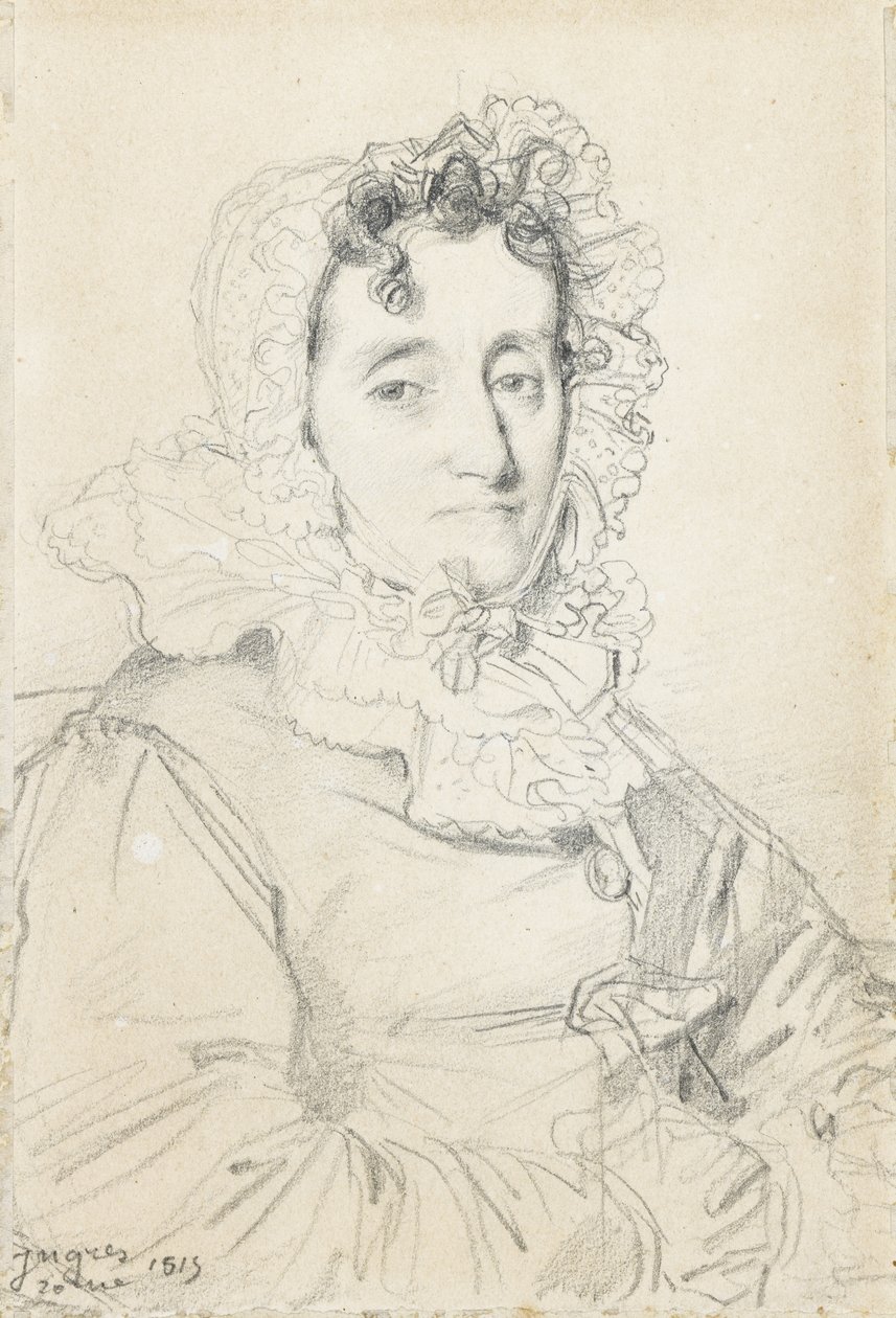 Portret Maréchale Kutusov autorstwa Jean Auguste Dominique Ingres