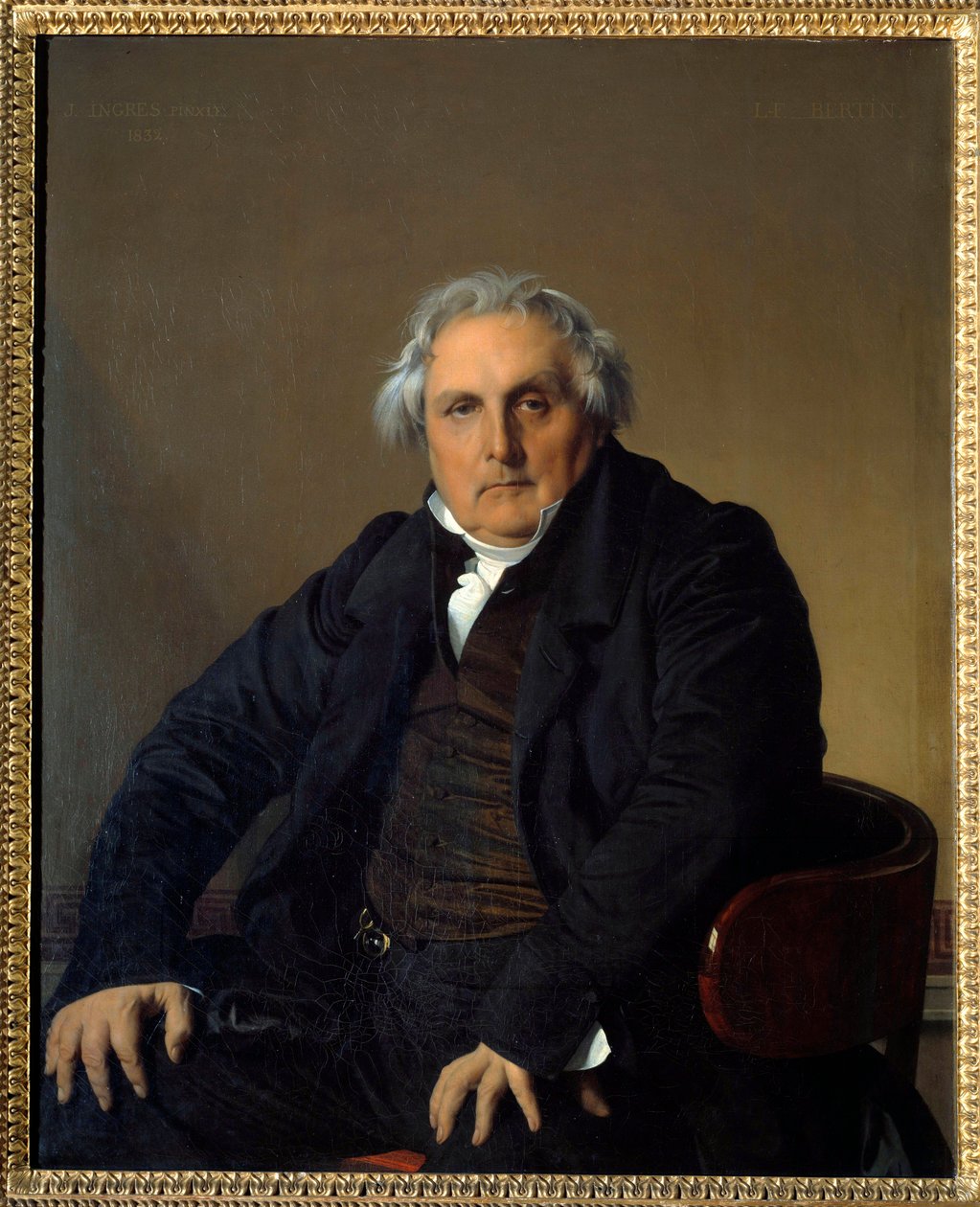 Portret Monsieur Louis Francois Bertin (1766-1841) dit Bertin l