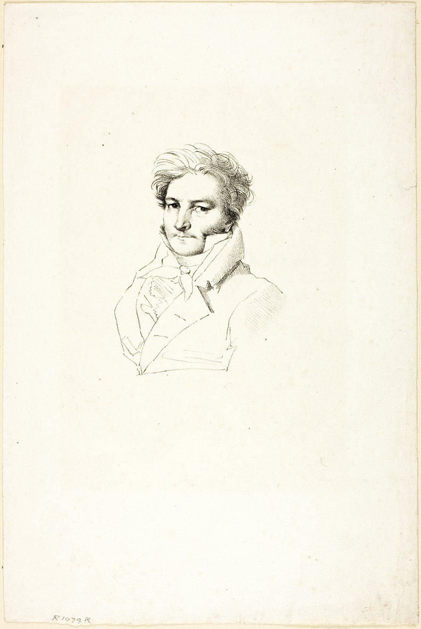 Portret mężczyzny autorstwa Jean Auguste Dominique Ingres