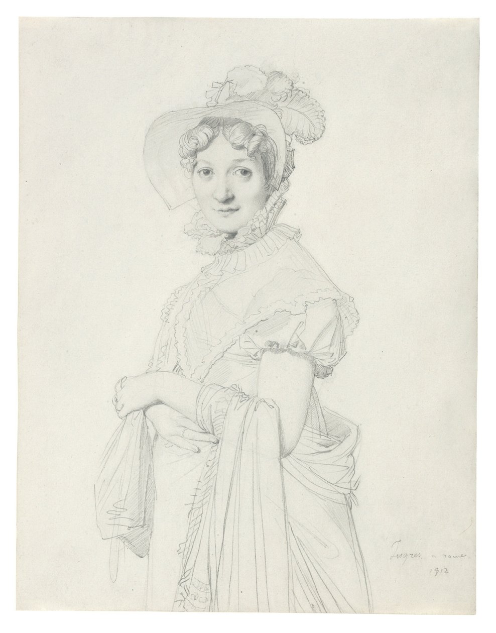 Portret młodej kobiety autorstwa Jean Auguste Dominique Ingres