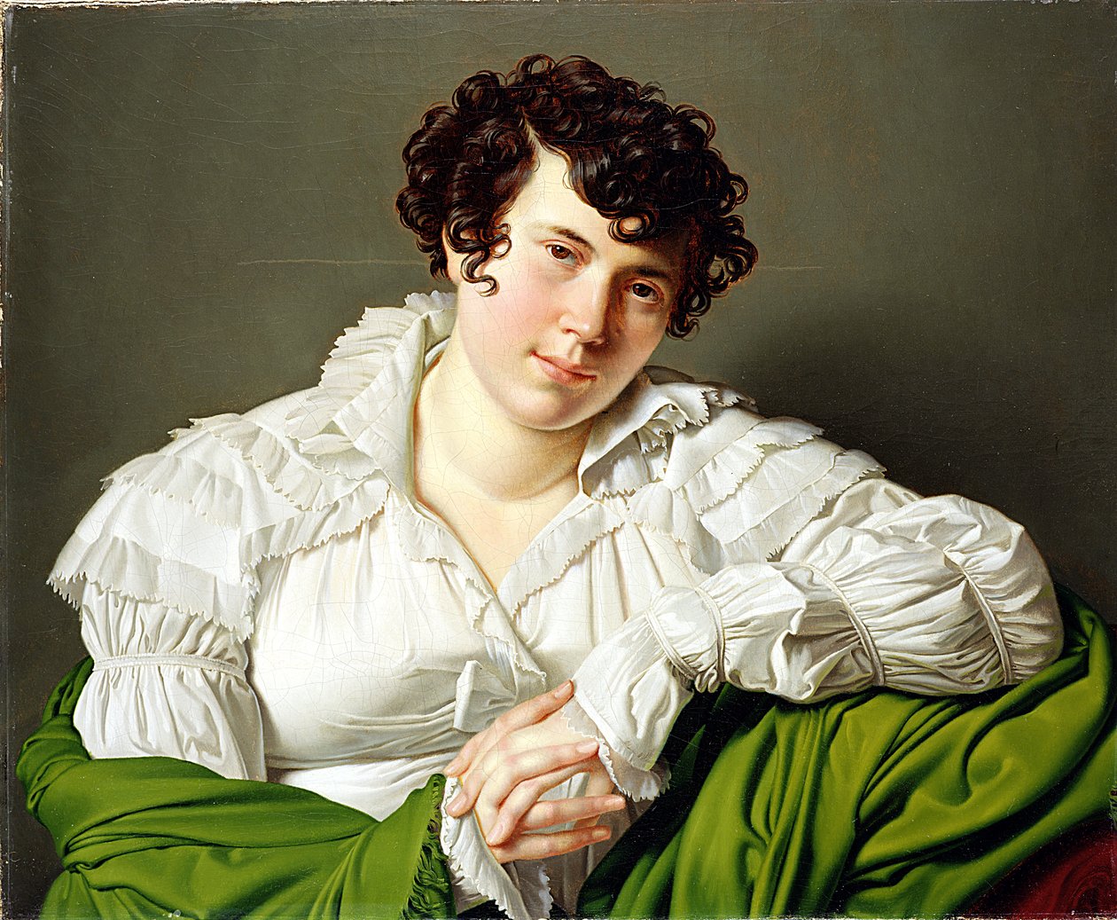 Portret młodej kobiety, ok. 1805 (olej na płótnie) autorstwa Jean Auguste Dominique Ingres
