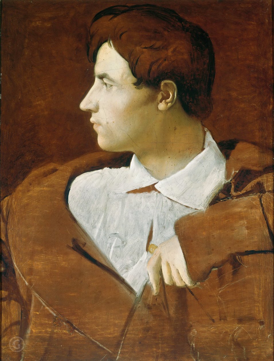 Portret architekta Jean-Baptiste Desdéban 1781-1833, c. 1810. autorstwa Jean Auguste Dominique Ingres