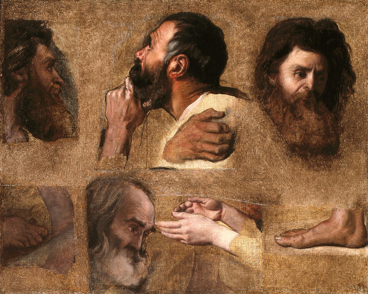 Studia dla Jezusa wśród lekarzy (olej na płótnie naklejonym na drewno) autorstwa Jean Auguste Dominique Ingres