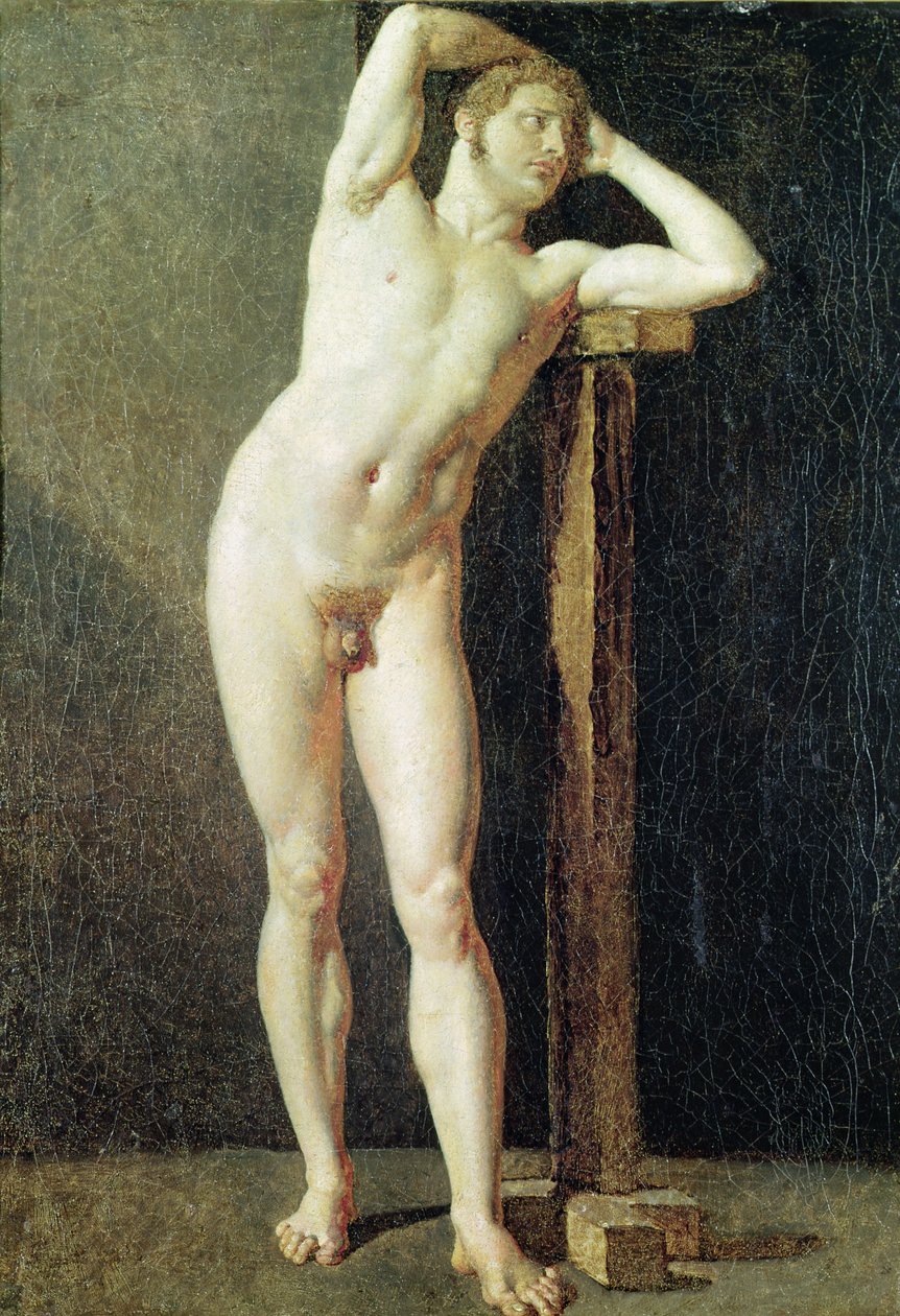 Studium człowieka, ok. 1801 autorstwa Jean Auguste Dominique Ingres