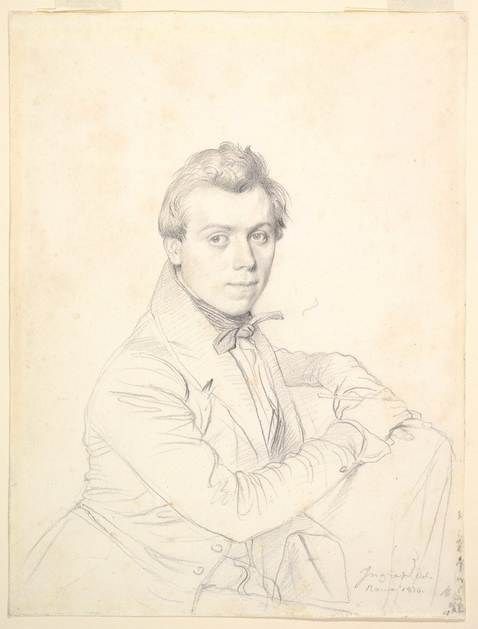 Architekt Charles-Victor Famin autorstwa Jean Auguste Dominique Ingres